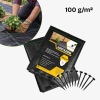 Agrotkanina czarna na chwasty 100 g/m² + szpilki