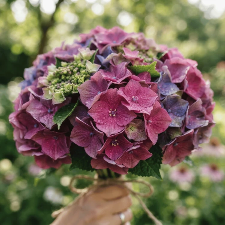 Hortensja ogrodowa Bouquet Rose
