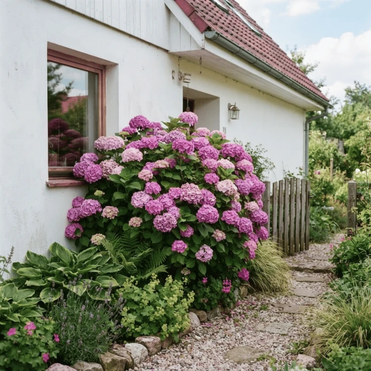 Hortensja ogrodowa Bouquet Rose