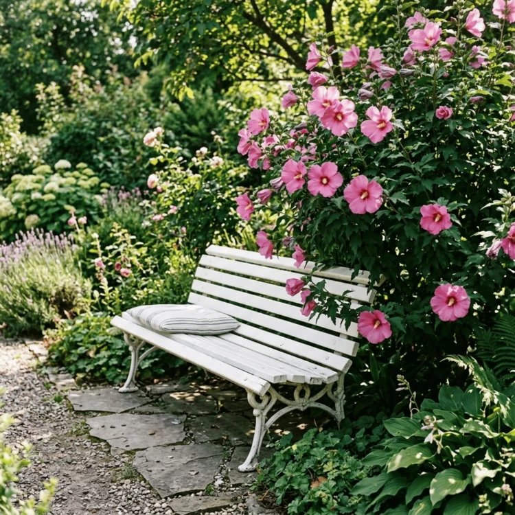 Ketmia syryjska Hibiskus różowy